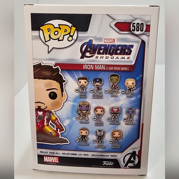 Funko Pop Marvel Avengers End Game PX Exclusive GITD 580 Iron Man - Picture 4 of 9